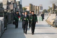 区领导考察团莅临新宝gg集团检查指导工作